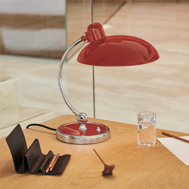 KAISER idell 6631 -T Luxus Lampe de table, venetian red, de Fritz Hansen