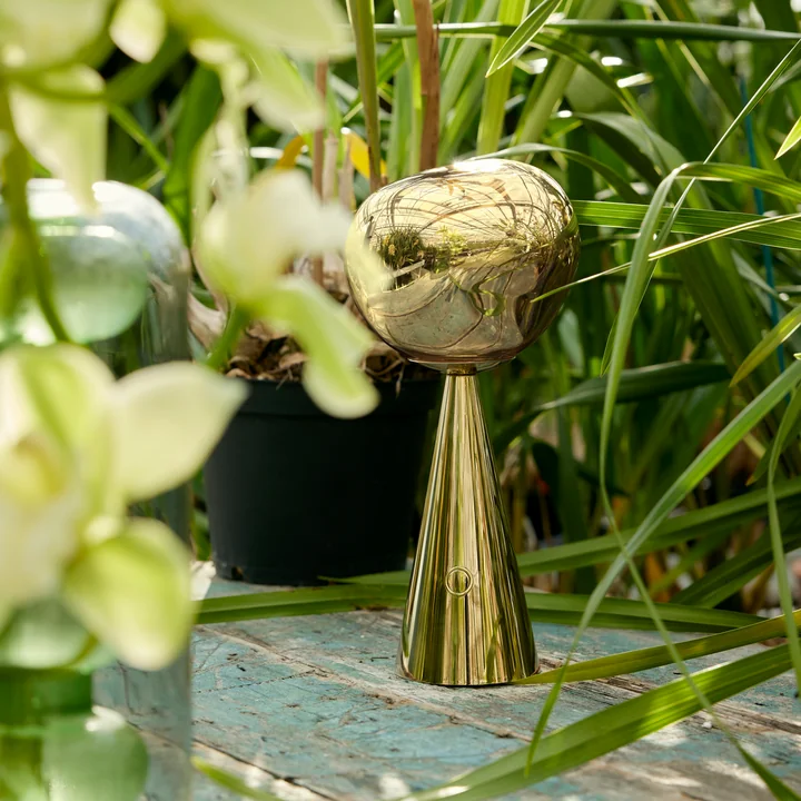 Tom Dixon - Melt LED lampe de table avec batterie, or