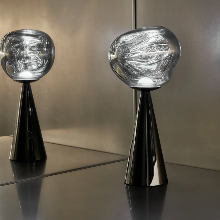 Tom Dixon - Melt LED lampe de table avec batterie, noir