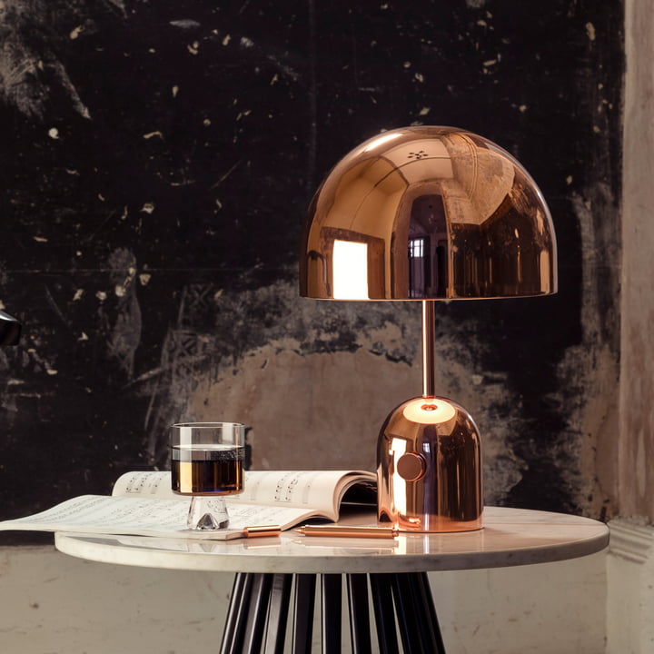 Tom Dixon - Bell LED lampe de table, cuivre