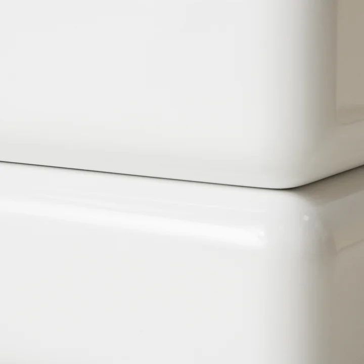 HKliving - Space Table basse, 60 x 60 cm, blanc