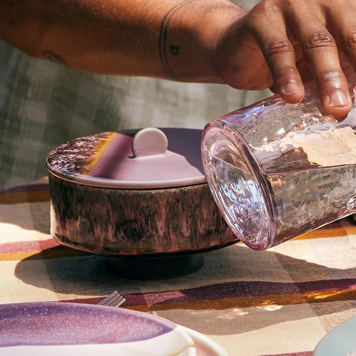 HKliving - 70's Coupe à bonbons, Ø 14 cm, burst