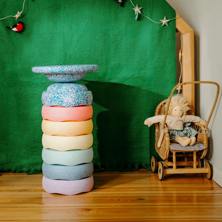 Pierre empilée - Winter Special Rainbow Set complete pastel, multicolor (7er-Set)