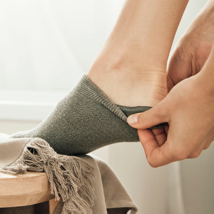 Chaussettes pour cure d'humidité, grises de Meraki