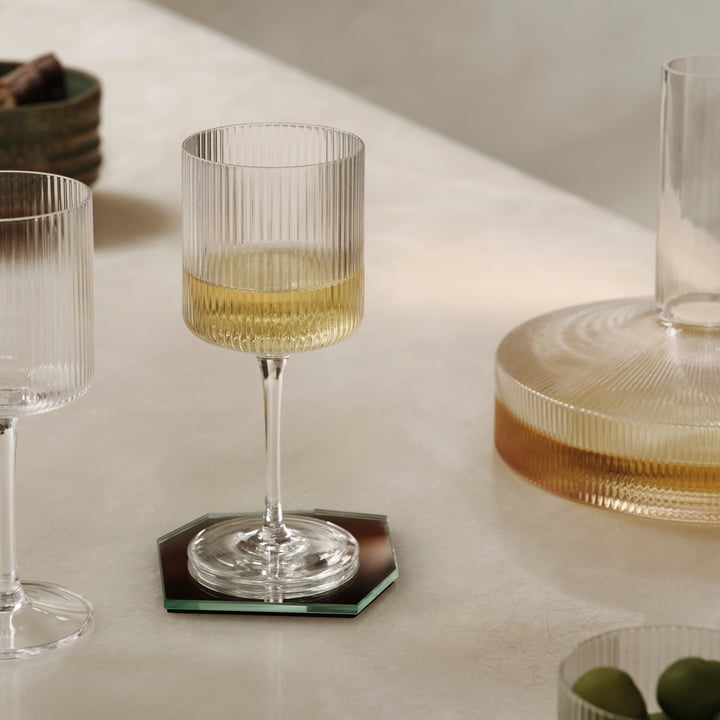 ferm Living - Ripple Verre à vin