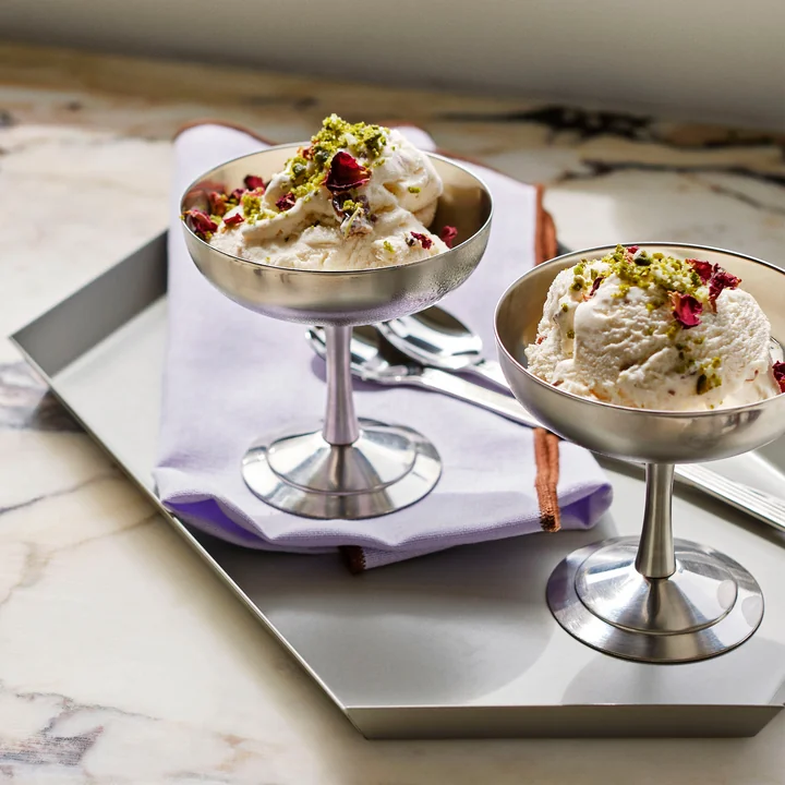 HAY - Coupe à glace italienne, argent