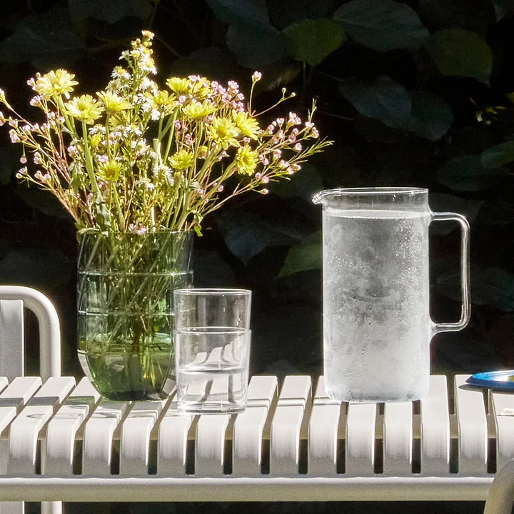 HAY - Carafe L, H 23,5 cm, claire