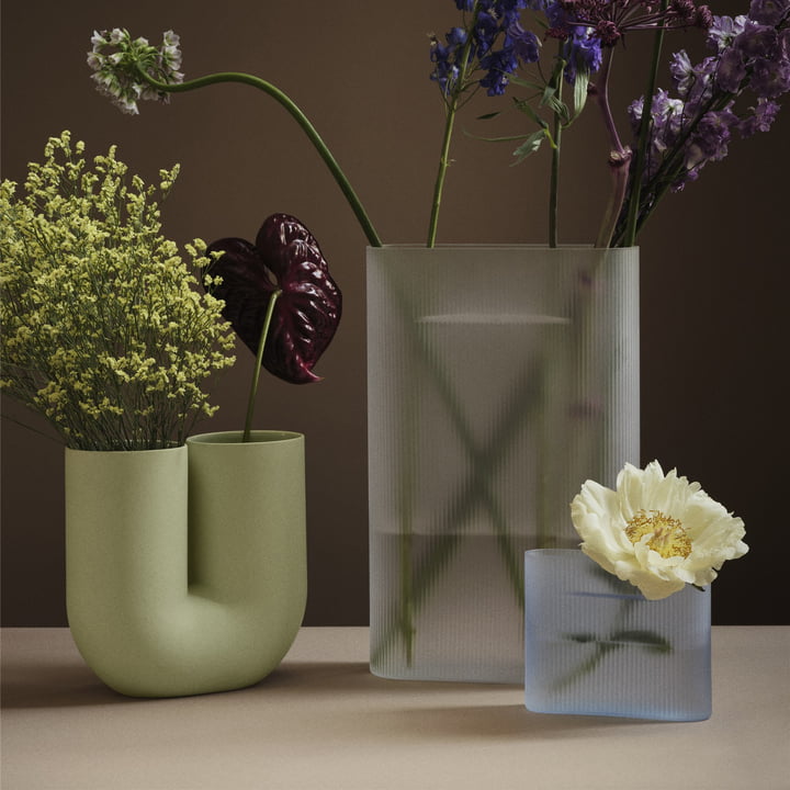 Muuto - Ridge Vase en verre