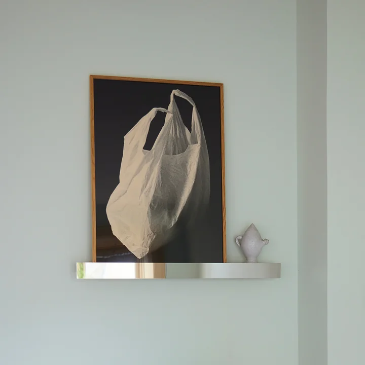 Paper Collective - Gallery Étagère, acier inoxydable