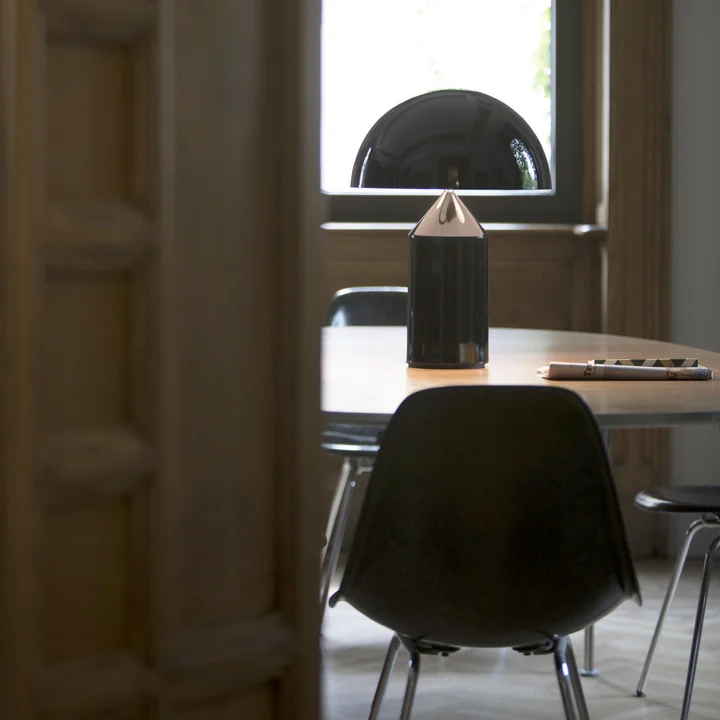 Oluce - Atollo lampe de table noir
