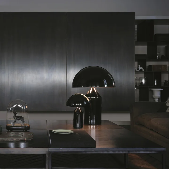 Oluce - Atollo lampe de table noir