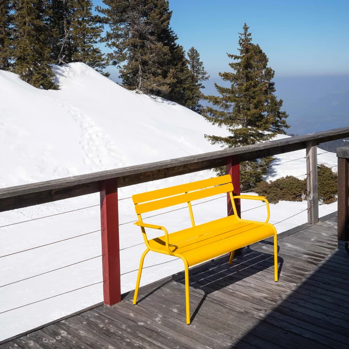 Luxembourg - Banc de jardin avec accoudoirs de Fermob