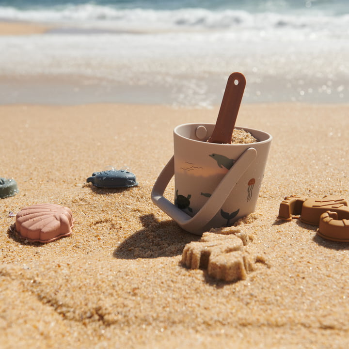 LIEWOOD - Gilma set de plage, Sea Creature, sandy (6 pièces)
