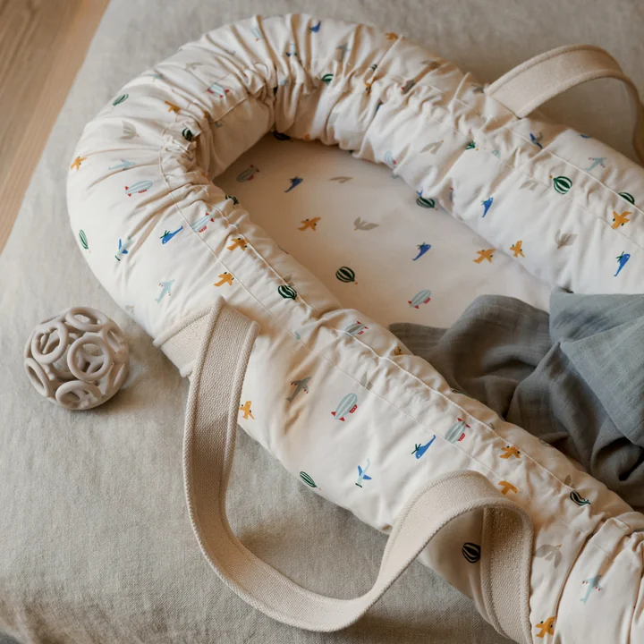 LIEWOOD - Gro Nid / porte bébé, classique, Aviator, écru