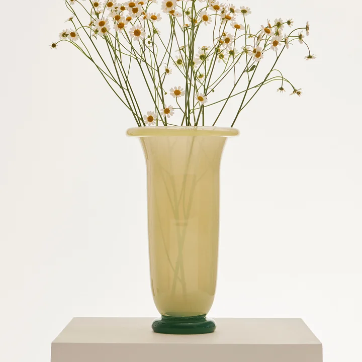 HAY - Empire Vase, large, sable / citron / vert