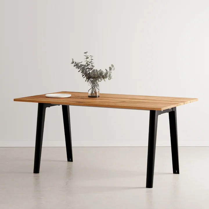 TipToe - NEW MODERN Table de salle à manger en vieux bois