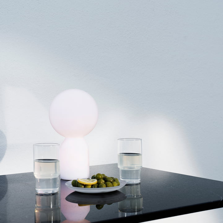 Yo LED lampe de table avec batterie de Normann Copenhagen