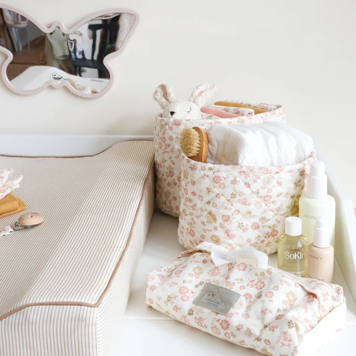 Cam Cam Copenhagen - Corbeilles de rangement matelassées, augusta (lot de 2)