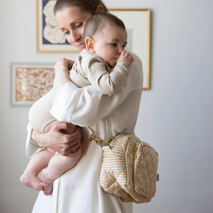 Cam Cam Copenhagen - Petit sac à bandoulière, matelassé, oatfield