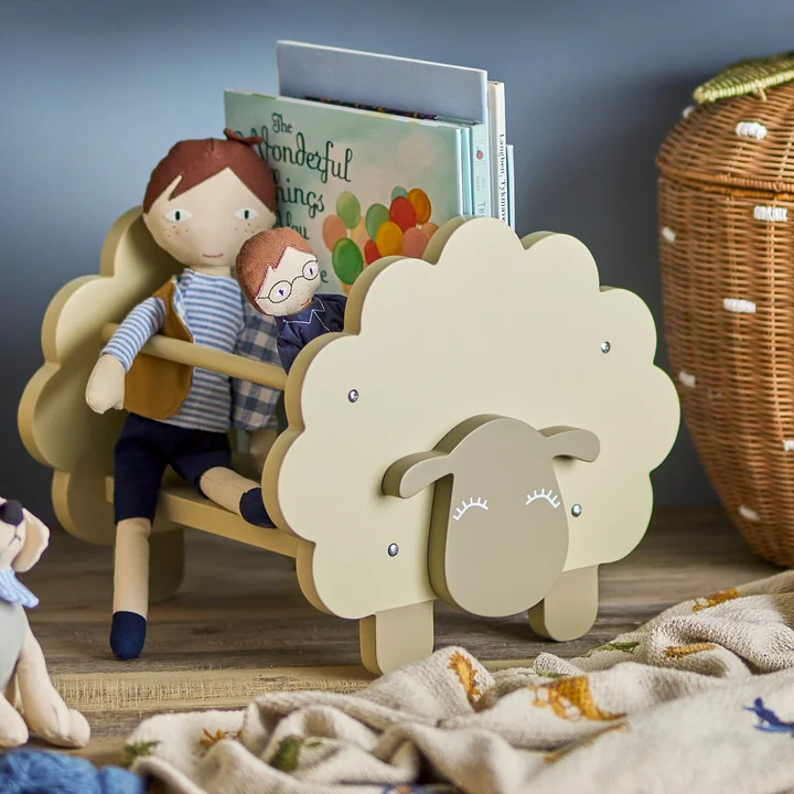 Bloomingville Mini - Dolly Bibliothèque, Mouton, gris