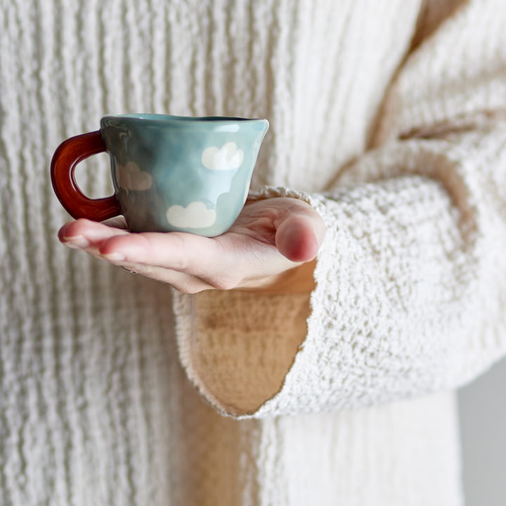 Bloomingville Mini - Nini Tasse, nuage, bleu