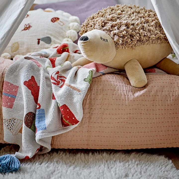 Bloomingville Mini - Sweets Couverture, 130 x 160 cm, multicolore