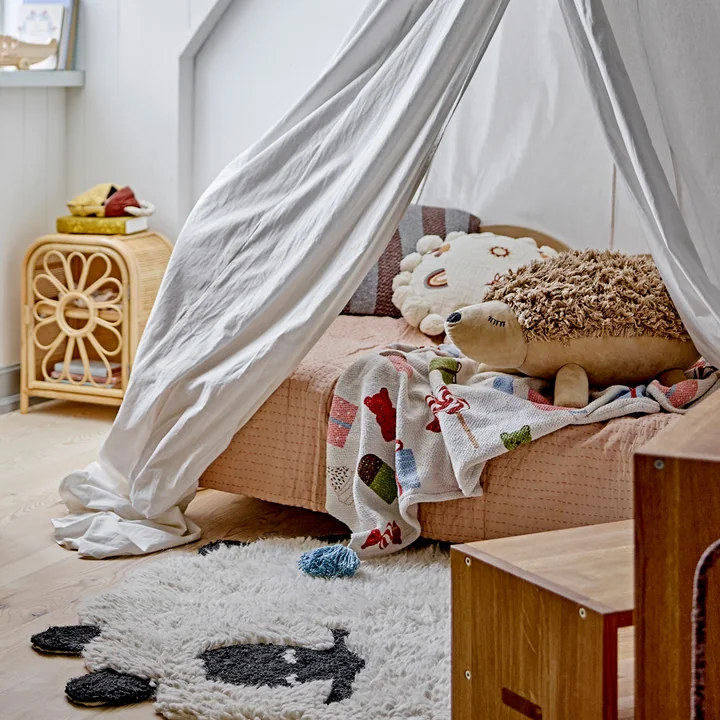 Bloomingville Mini - Sweets Couverture, 130 x 160 cm, multicolore