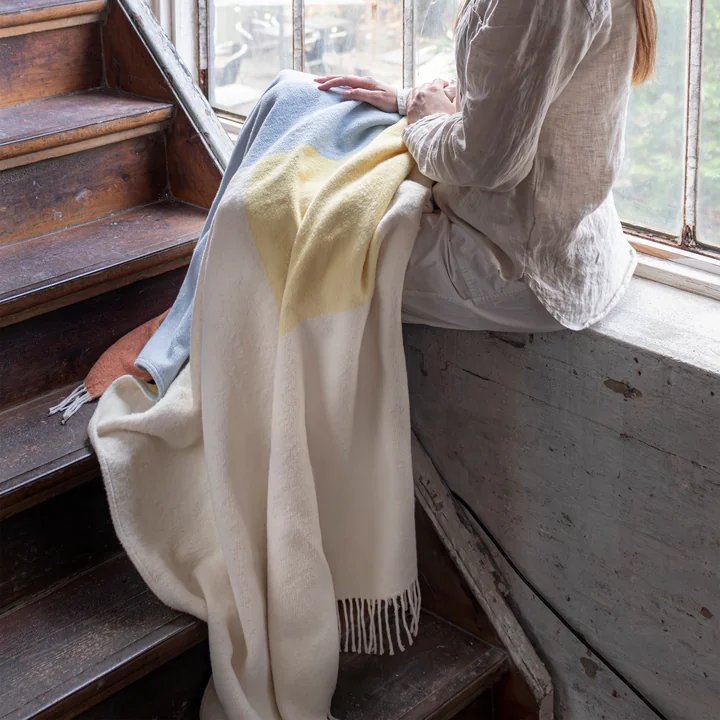 Mette Ditmer - Brick couverture 190 x 125 cm, jaune clair