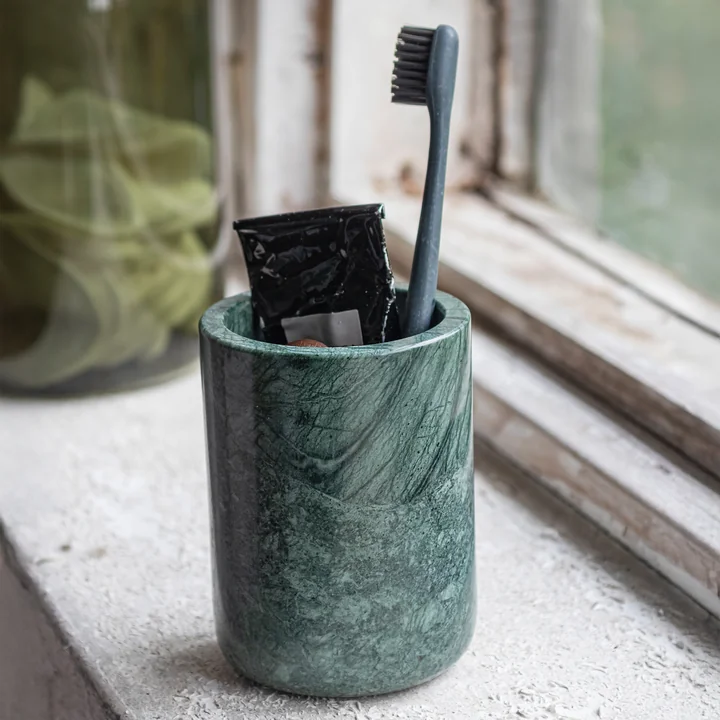 Mette Ditmer - Marble gobelet pour dentifrice, dark forest