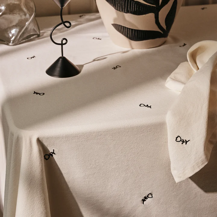 Broste Copenhagen - Mai Nappe, noir / blanc cassé