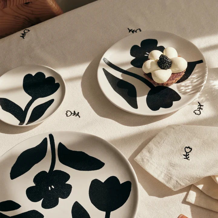 Broste Copenhagen - Mai Nappe, noir / blanc cassé