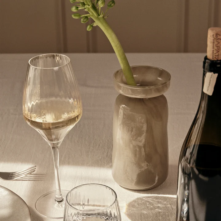 Broste Copenhagen - Solai Vase, Ø 10 x 19,5 cm, vert clair