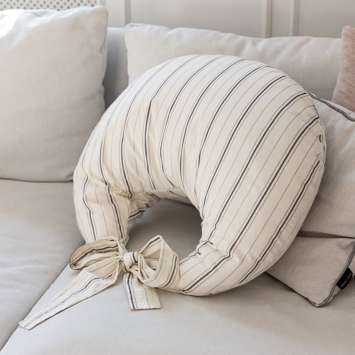 Sebra - coussin d'allaitement, cream stripe, beige