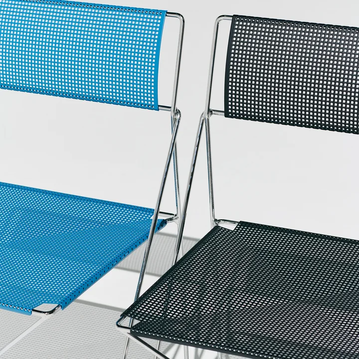 HAY - X-Line Chaise, Intérieur, chromé