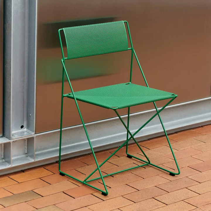 HAY - X-Line Chaise, Outdoor, leek green