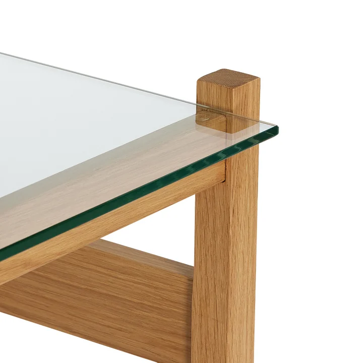 Hübsch Interior - Ledge Table d'appoint, Chêne