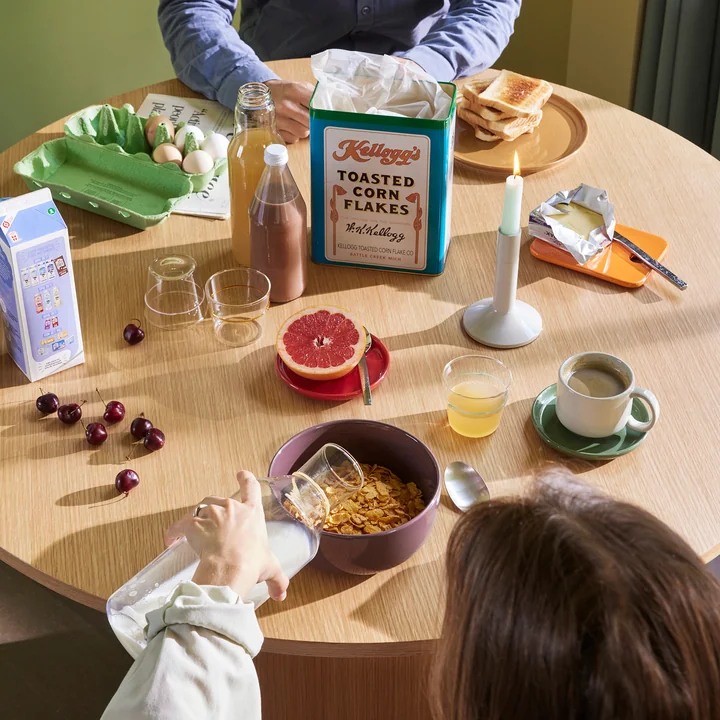 Hübsch Interior - Straight Table à manger, Ø 120 cm, chêne