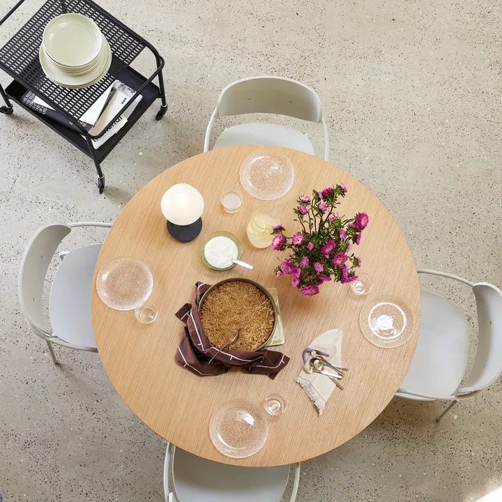 Hübsch Interior - Straight Table à manger, Ø 120 cm, chêne