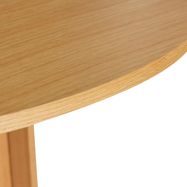 Hübsch Interior - Straight Table à manger, Ø 120 cm, chêne