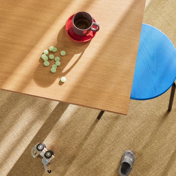 Hübsch Interior - Geo Table à manger 110 x 110 cm, chêne