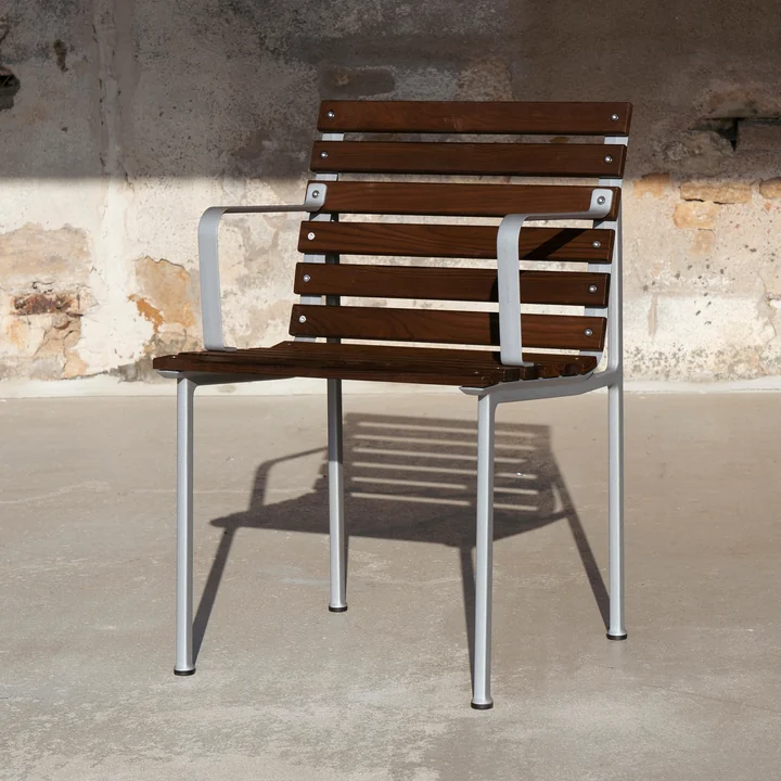 HAY - Traverse Fauteuil, aluminium / frêne huilé