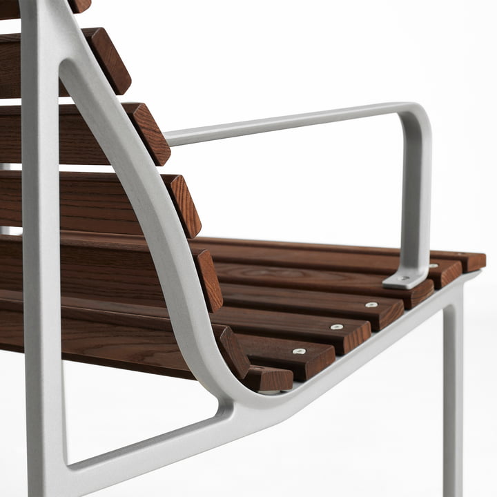 HAY - Traverse Lounge Fauteuil, aluminium / frêne huilé