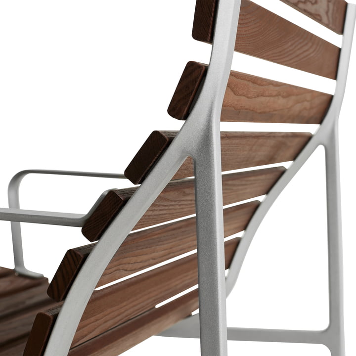 HAY - Traverse Lounge Fauteuil, aluminium / frêne huilé