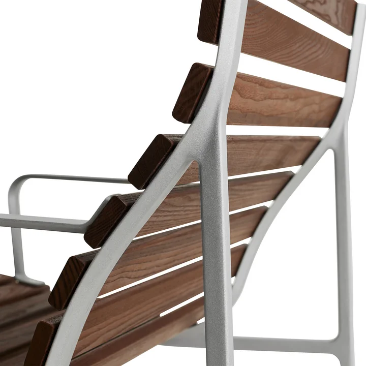 HAY - Traverse Lounge Fauteuil, aluminium / frêne huilé