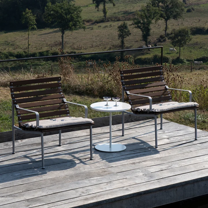 HAY - Traverse Lounge Fauteuil, aluminium / frêne huilé