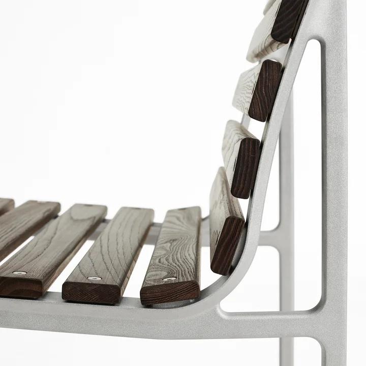 HAY - Traverse Chaise, aluminium / frêne huilé