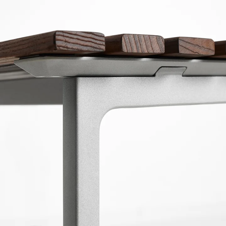 HAY - Traverse table, aluminium / frêne huilé