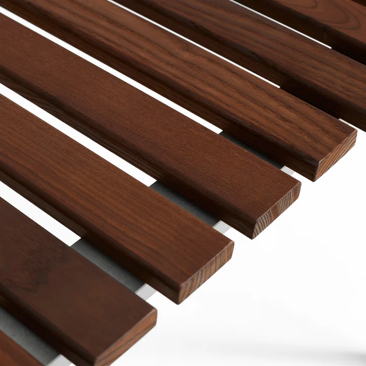 HAY - Traverse table, aluminium / frêne huilé