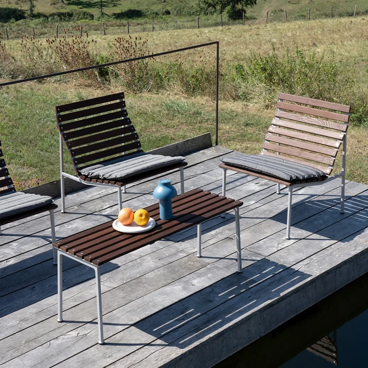 HAY - Collection Traverse, aluminium / frêne huilé