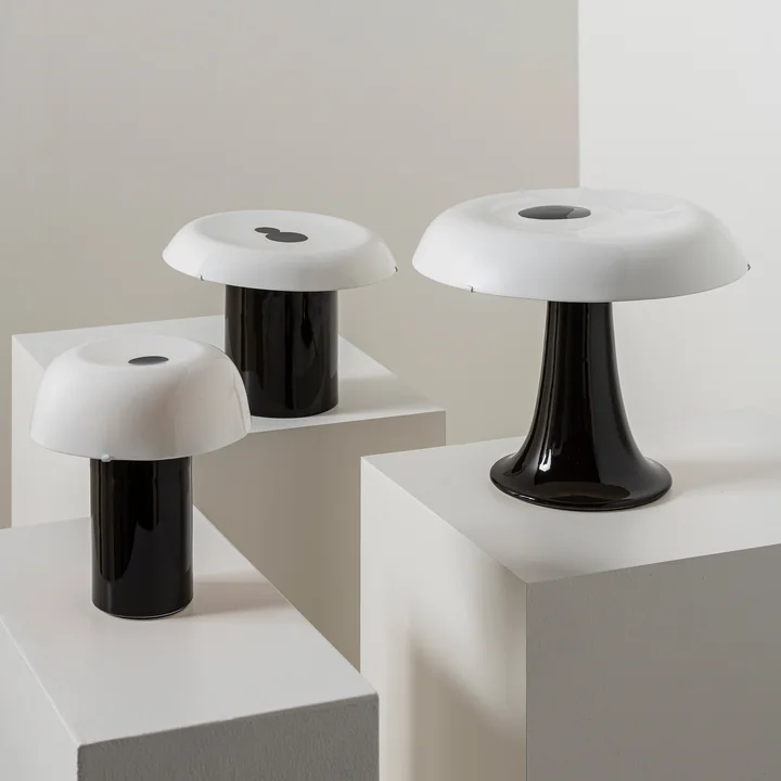 Serax - Celine Lampe de table, blanc / noir